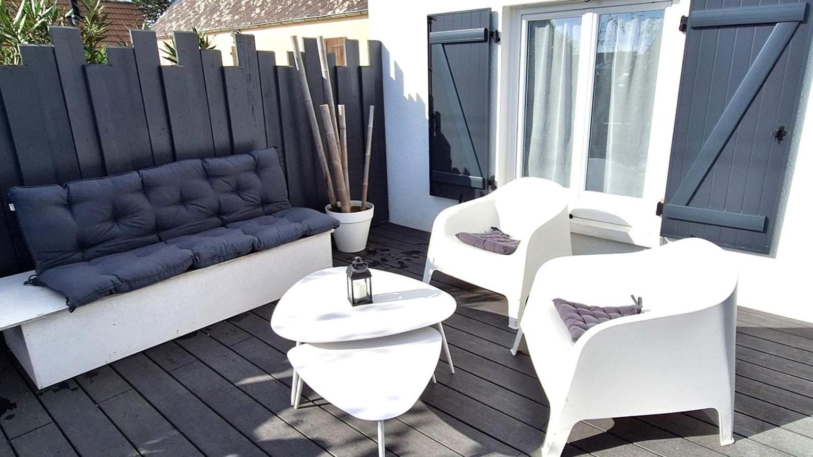 La Villa Kikifil, Bord De Mer Saint-Germain-sur-Ay Ngoại thất bức ảnh